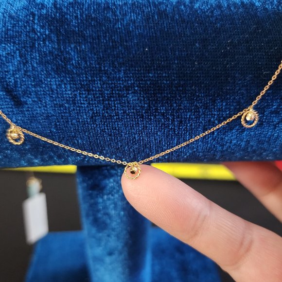 Gold anklet - Picture 2 of 12